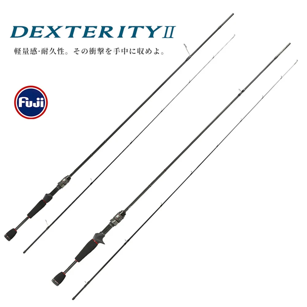 Brand New TSURINOYA DEXTERITY Ⅱ Light Game Fishing Rod 632UL /722UL Sp –  Wheelie'sFishingGifts